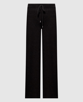 Peserico Brown wool, silk and cashmere trousers A94117F12K09283