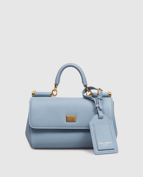 Dolce&Gabbana Blue leather bag My Sicily BB7864B7321