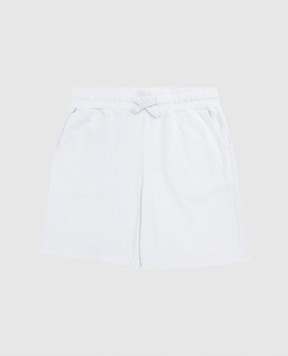 MC2 SAINT BARTH Randle Sponge Kids Blue Terry Shorts RANL00800146L