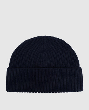 Brunello Cucinelli Blue cashmere hat M2294920