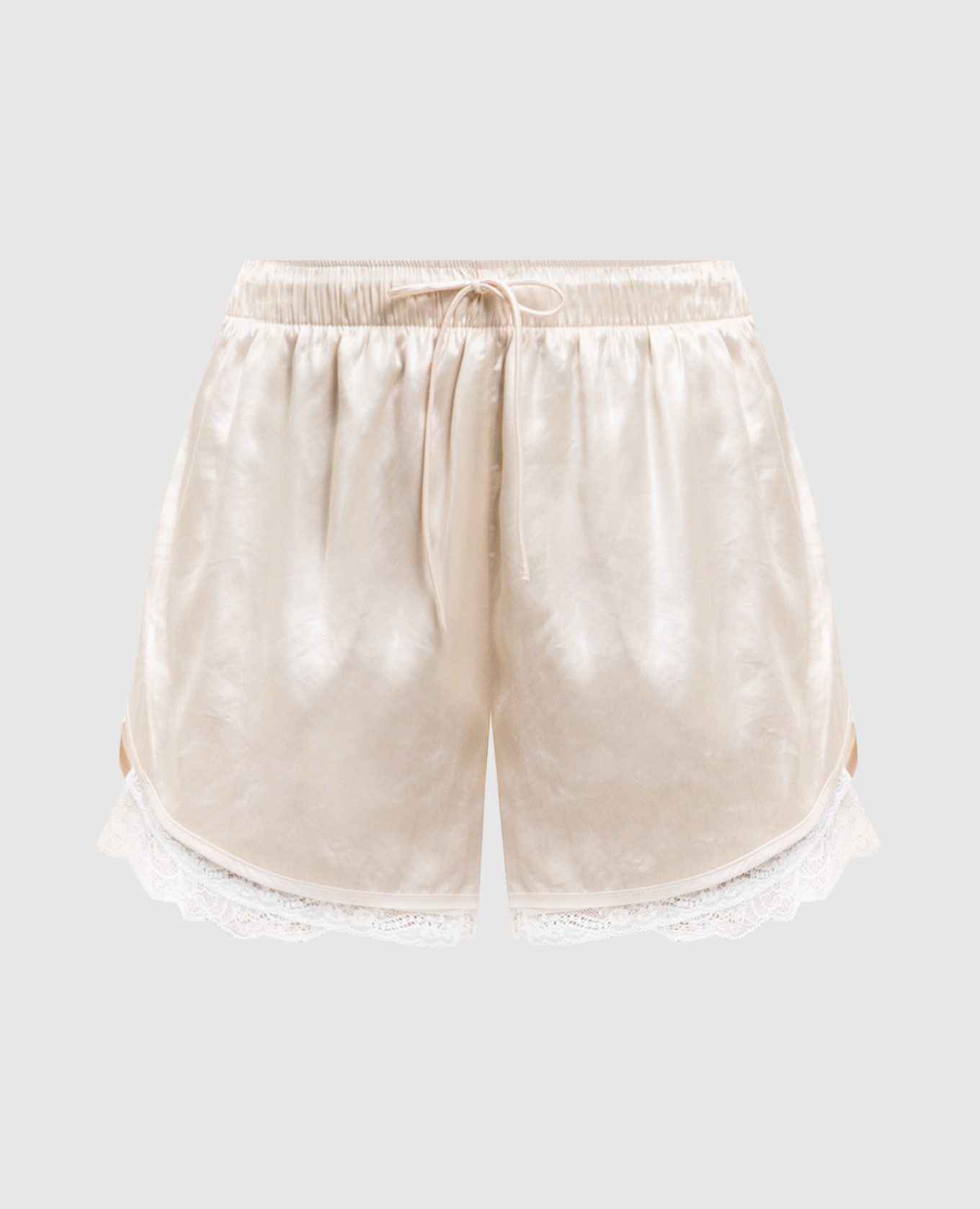 

Ivory lace shorts Magda Butrym, Beige