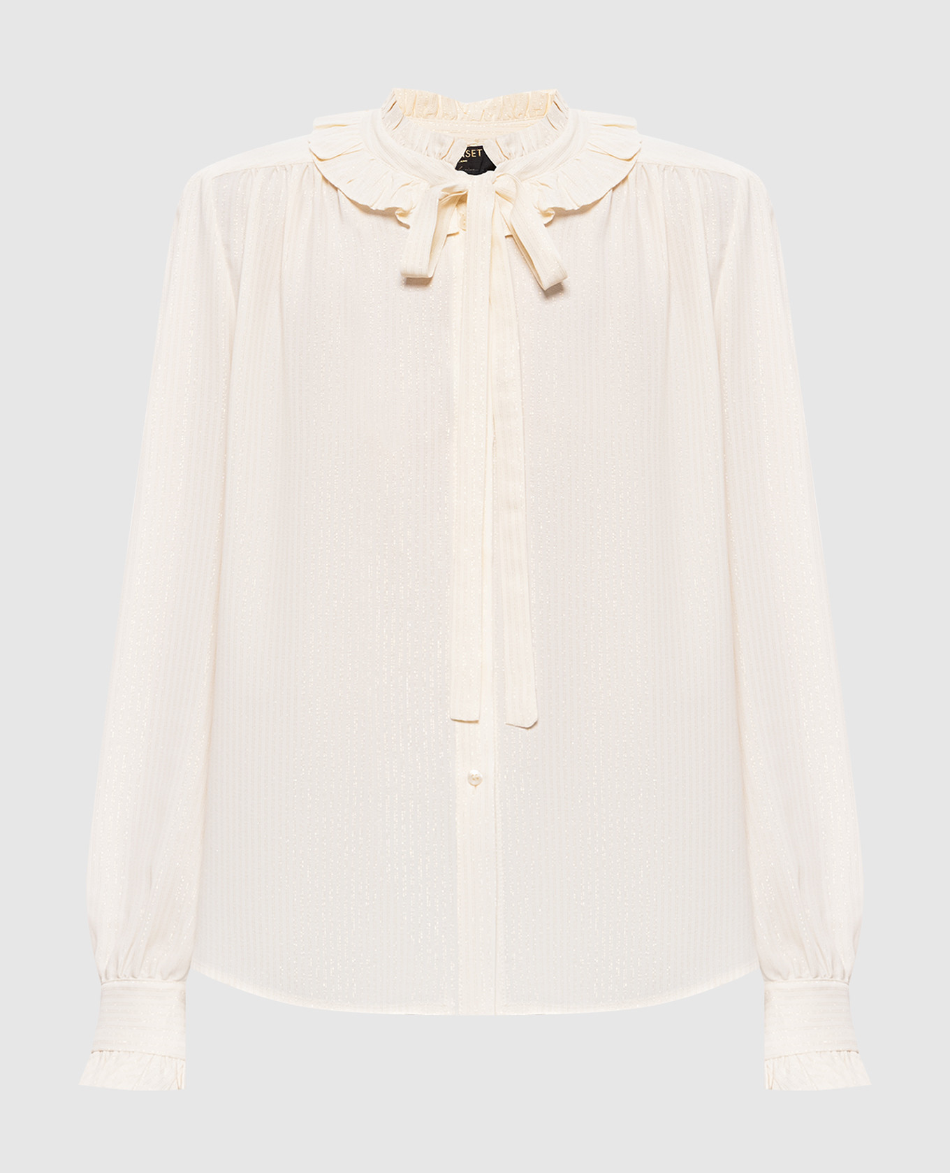 Beige blouse with silk Twinset