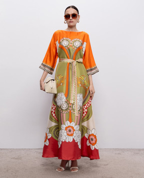 La DoubleJ Muumuu silk dress DRE0574SIL001AMB03