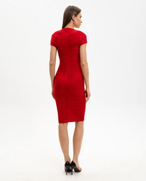 Herve Leger The Premiere red dress 46HLFT8571188
