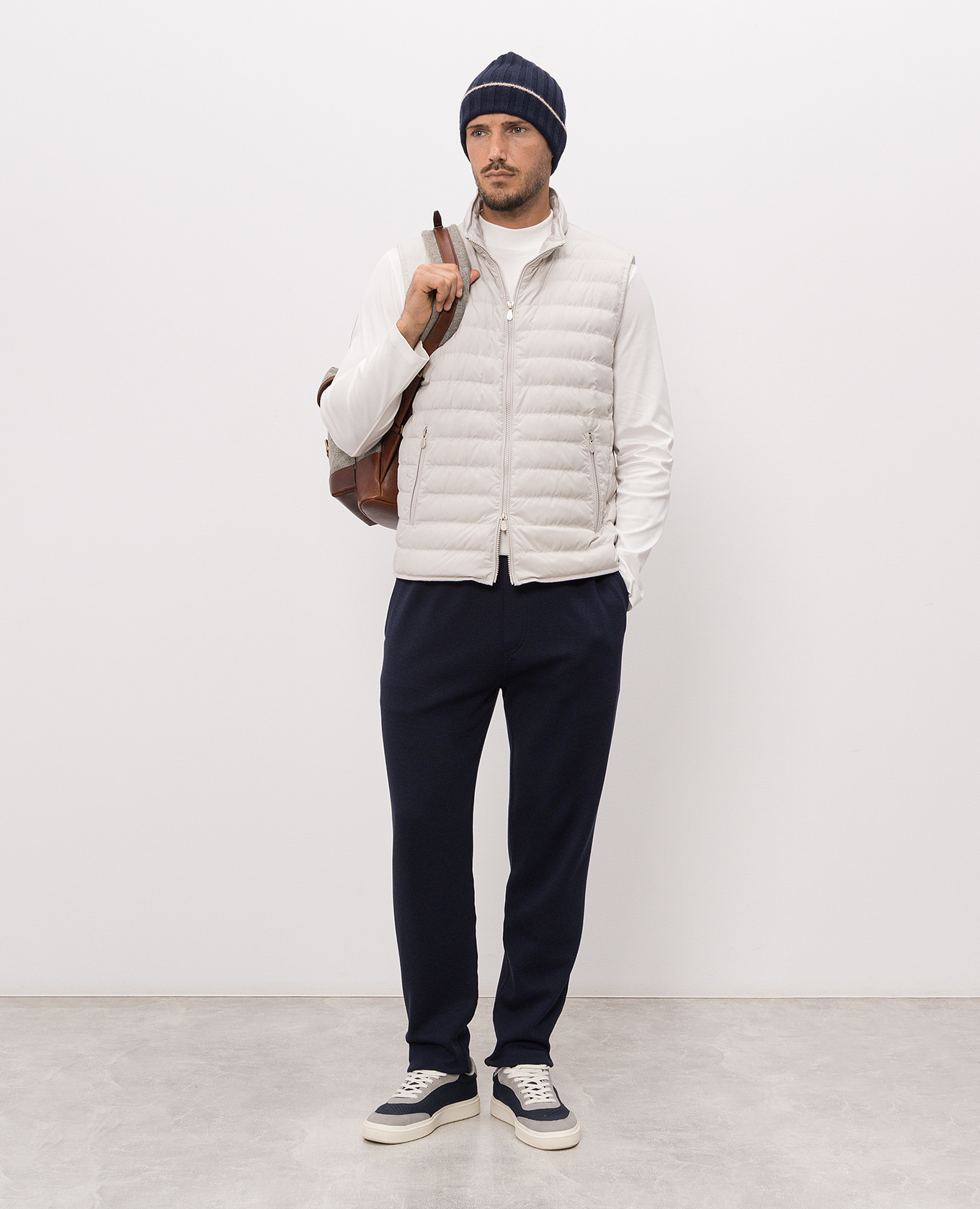 

Gray vest Brunello Cucinelli, Grey