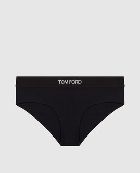 Tom Ford Black panties with logo KNJ004JEX011