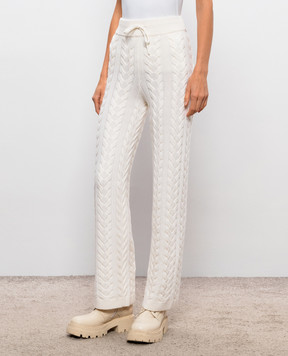 Fusalp ELWENA ivory wool and cashmere trousers K1506