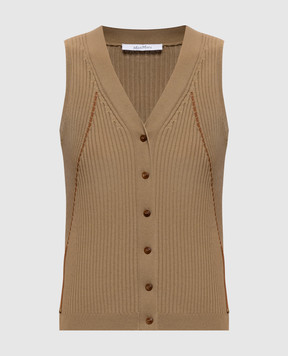 Max Mara Top FIORIRE in khaki MXMFIORIRE