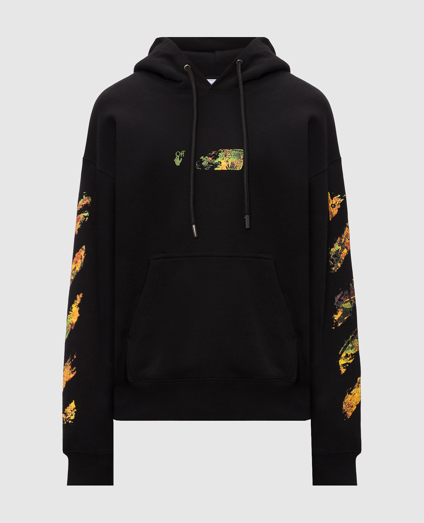 Black hoodie with Spices Arrow print
