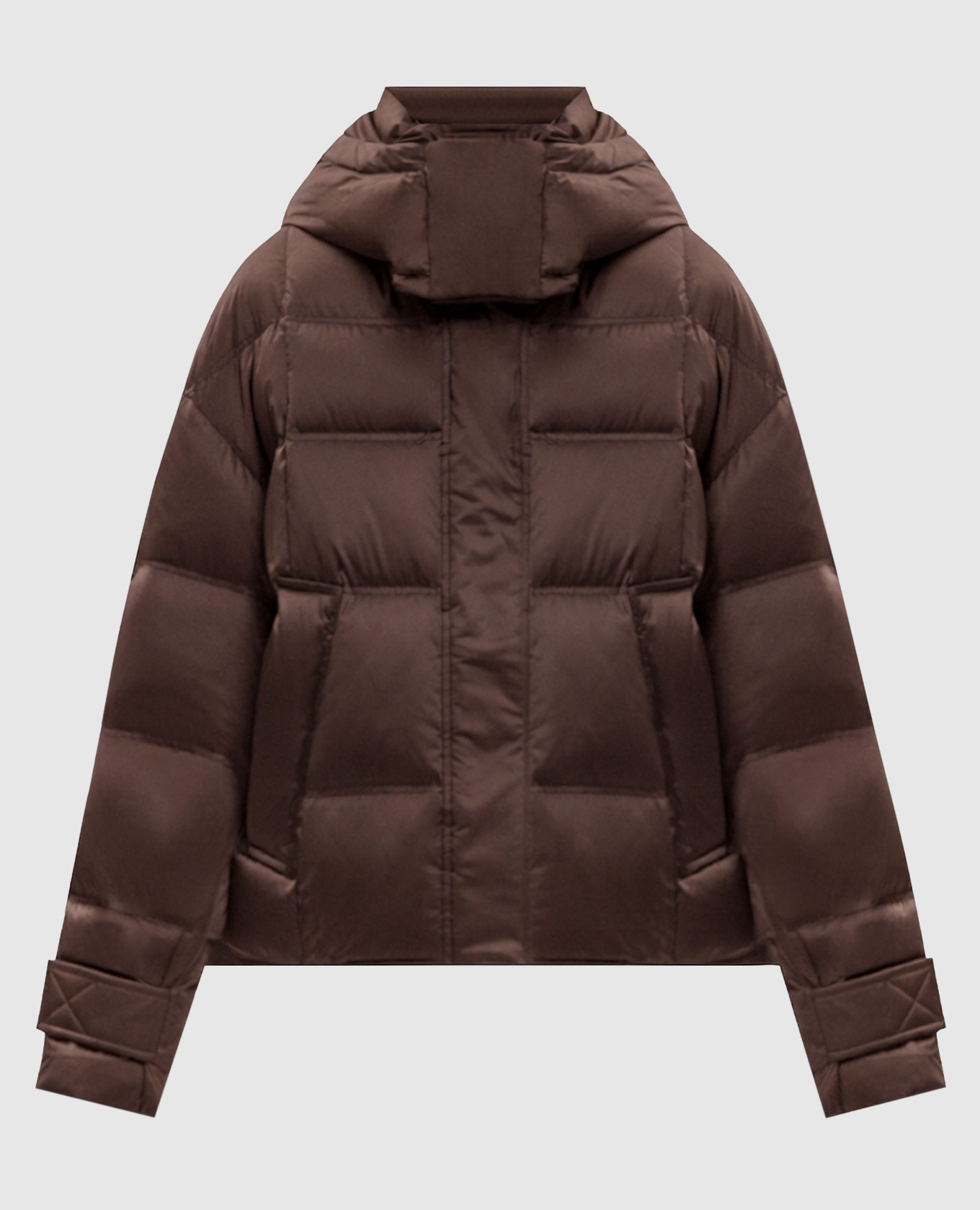 Brown down jacket