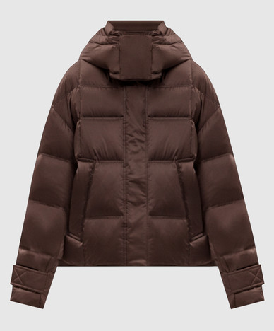 Brown down jacket