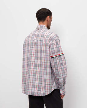 Thom Browne Checkered shirt MWL430OF1098
