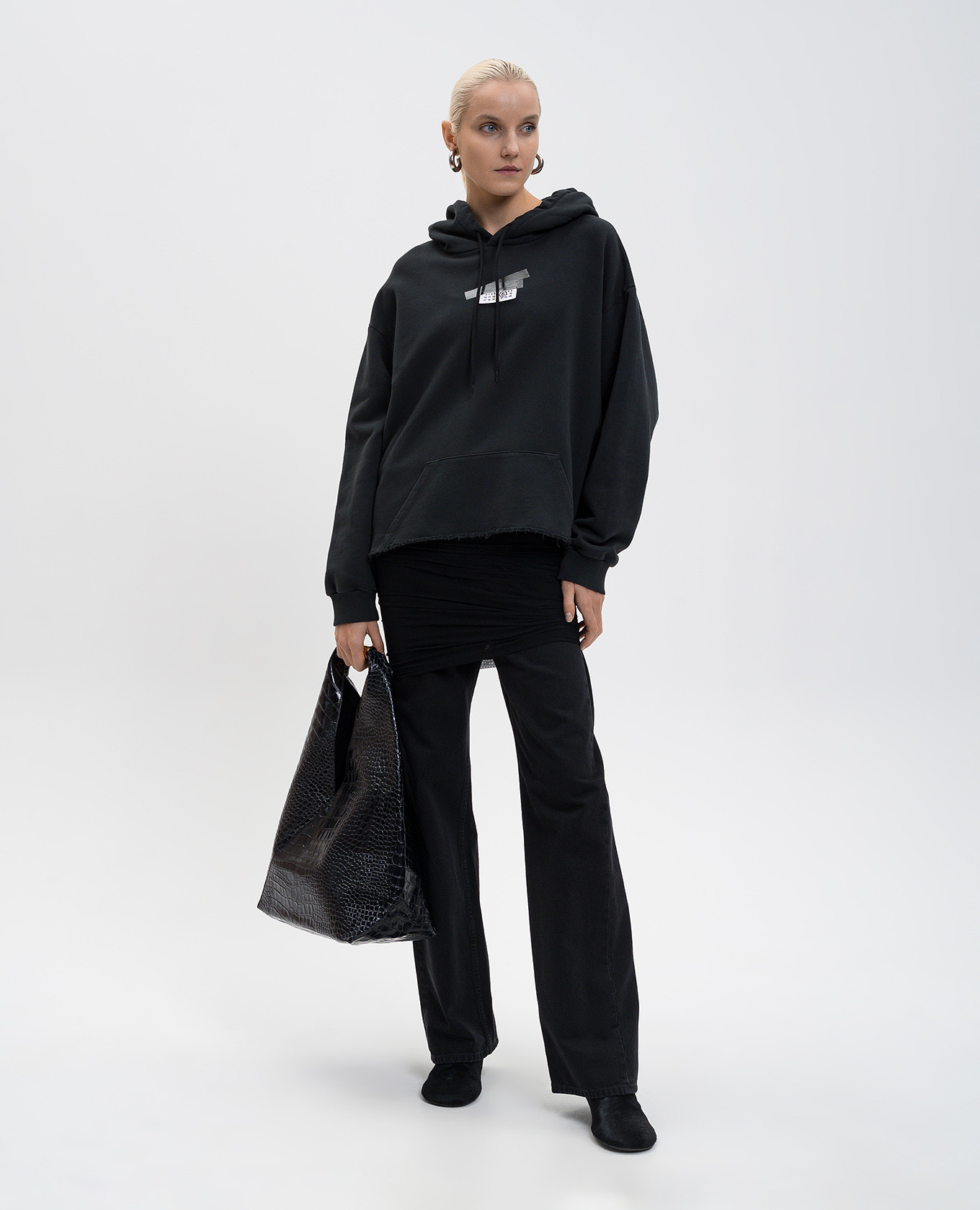 

Black jeans with emblem Maison Margiela MM6