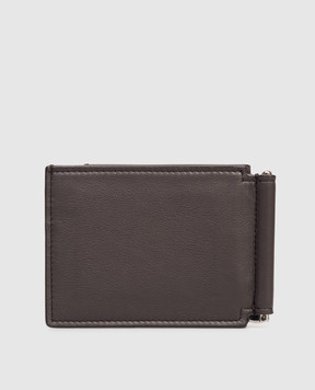 Brunello Cucinelli Brown leather cardholder MWZNBU440