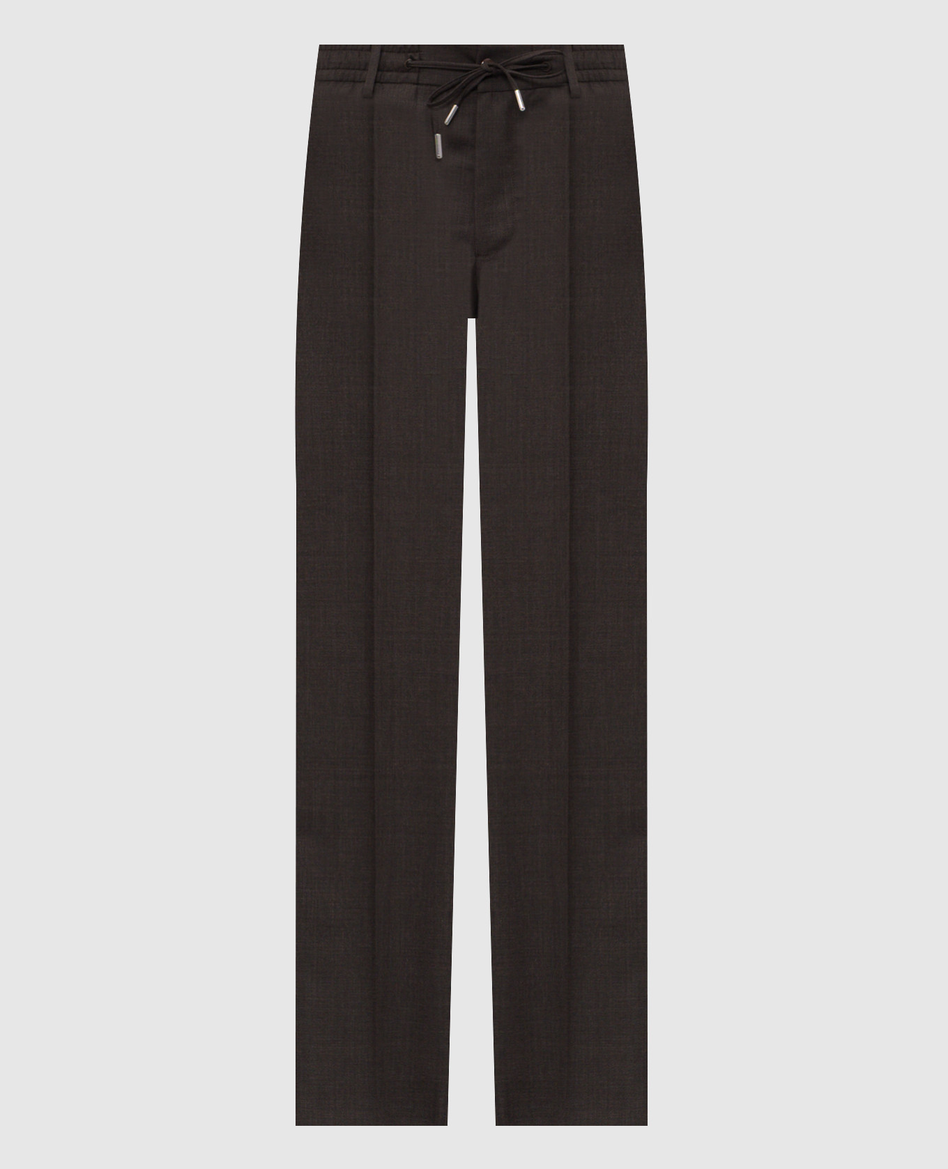 Brown wool trousers New Elton