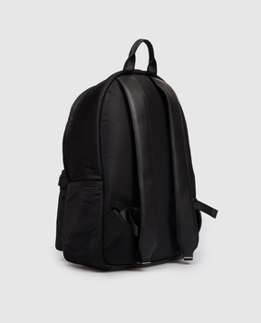 Ami Paris Black Marcel backpack ULL728AW0001