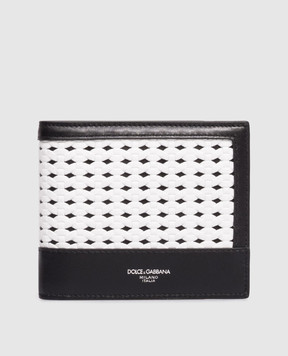 Dolce&Gabbana Black leather wallet with logo BP1321AN419