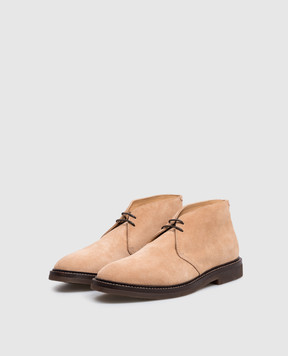 Brunello Cucinelli Beige Suede Chukka Desert Boots MZUSOLE817