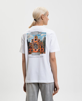 Off-White Soundsystem Tape white t-shirt with logo OWAA089F25JER007