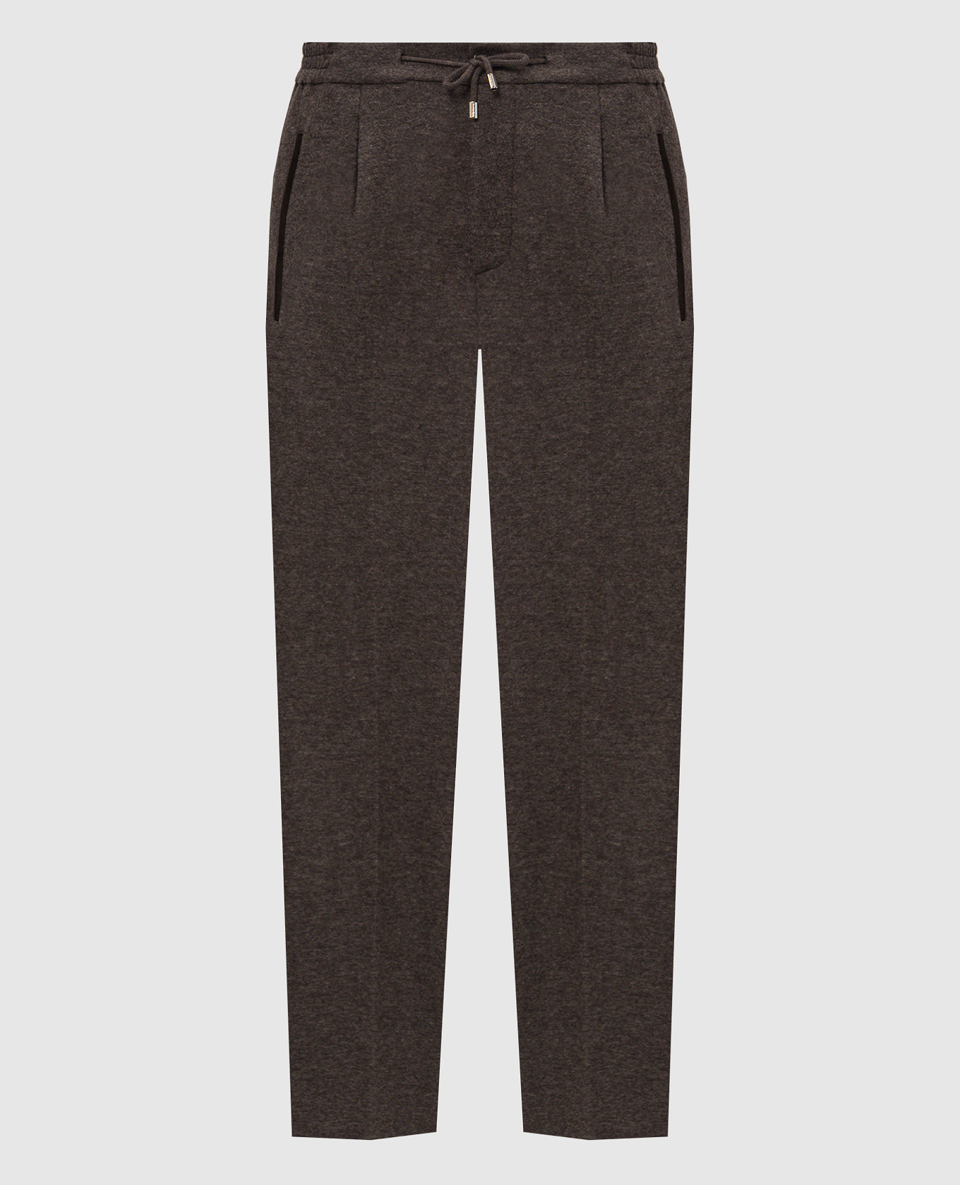 Brown cashmere pants
