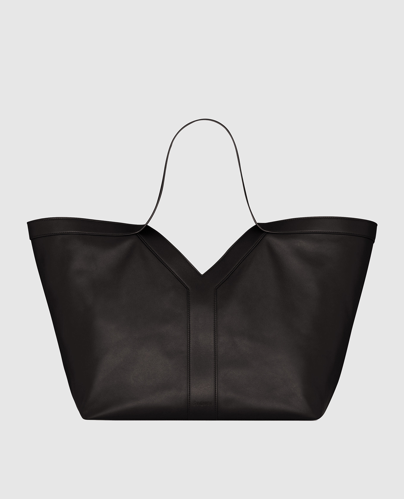 

Black leather Y tote bag Saint Laurent