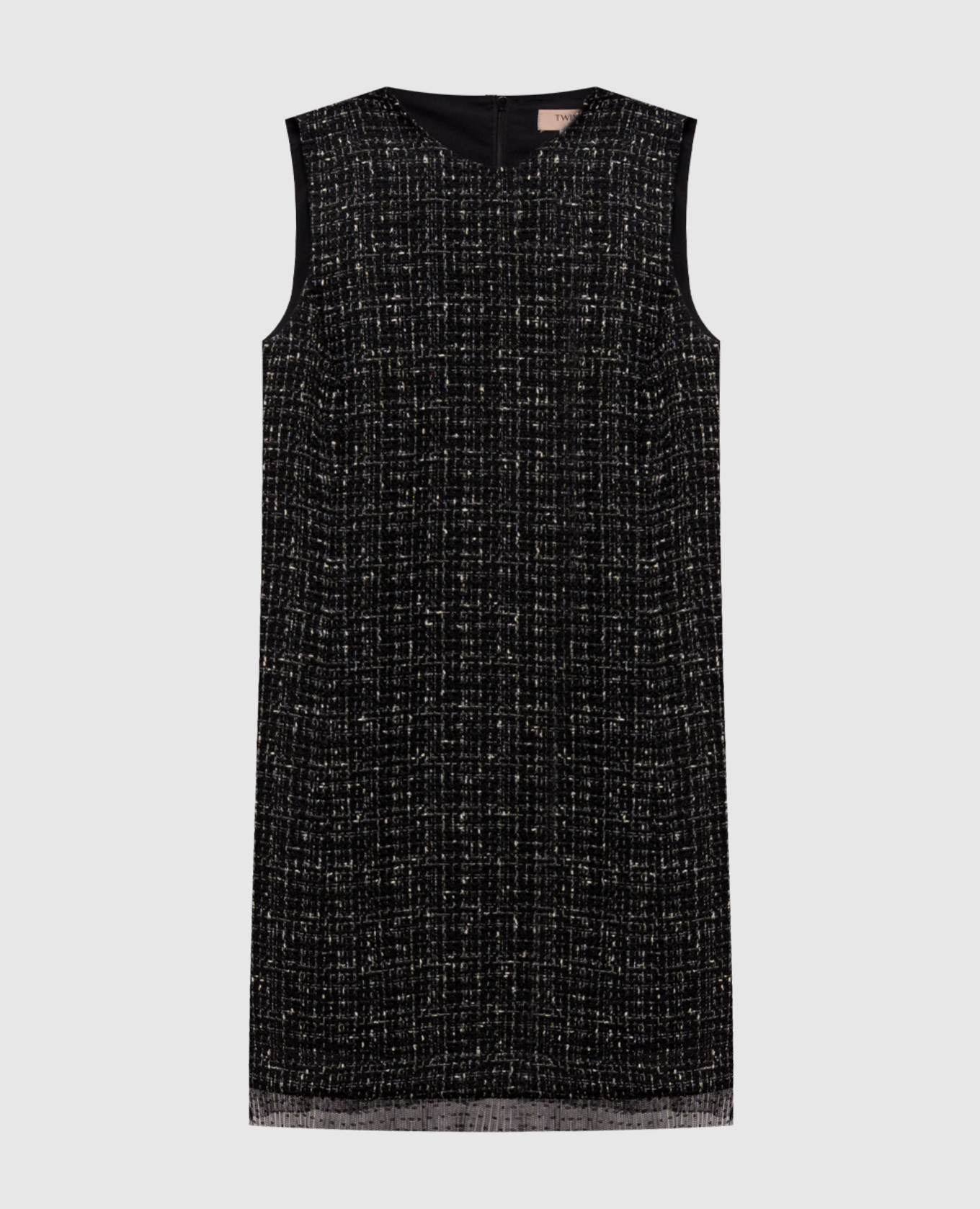 Black tweed dress Twinset
