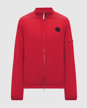 Stefano Ricci Red jacket with emblem patch M6J4100010PL001HSAC64