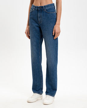 Givenchy Blue jeans with logo patch BW5190517B