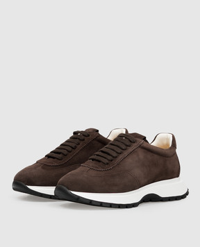 Doucal's Brown suede sneakers DD8939LYSAUF252