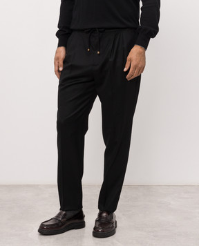 Brunello Cucinelli Black wool pants ME226E1710