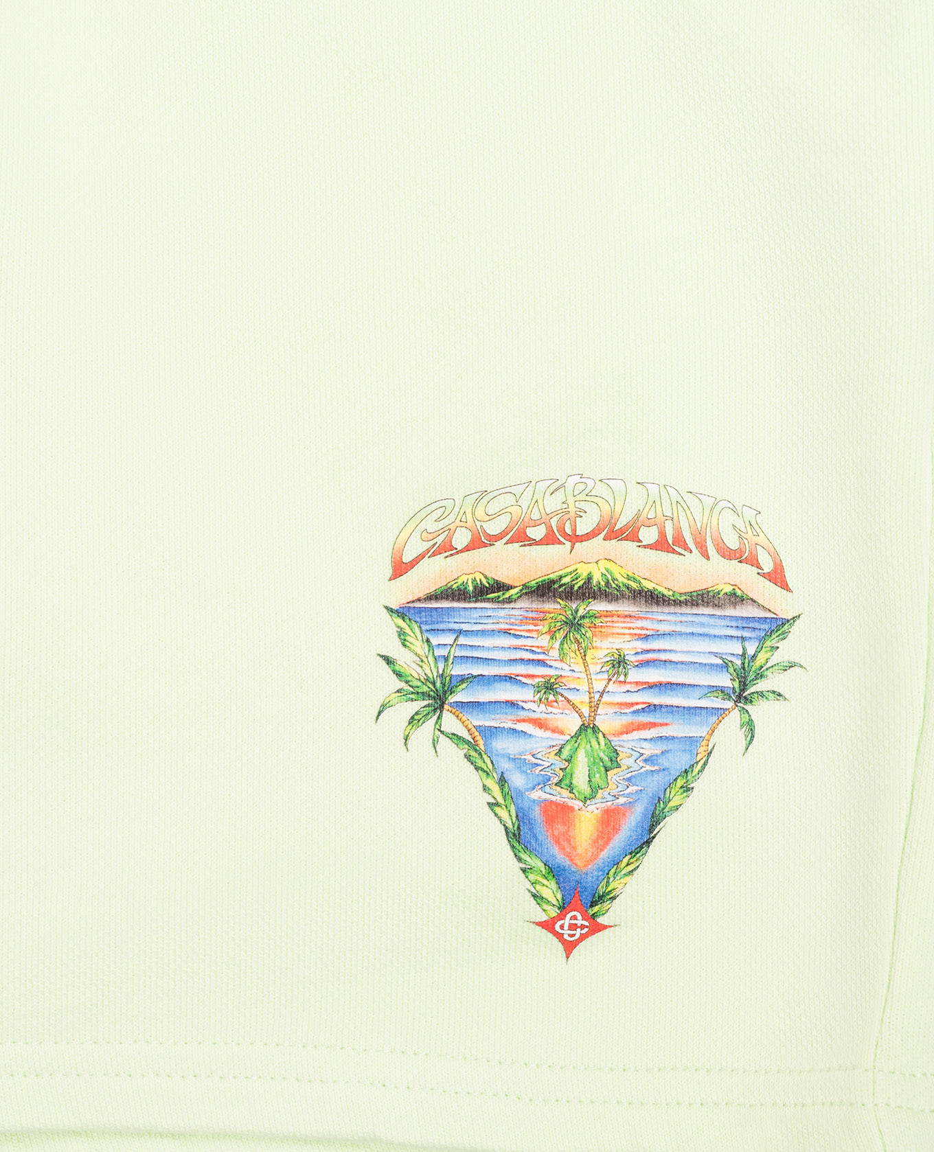 Kids' green Innocence Triangle shorts Casablanca 3