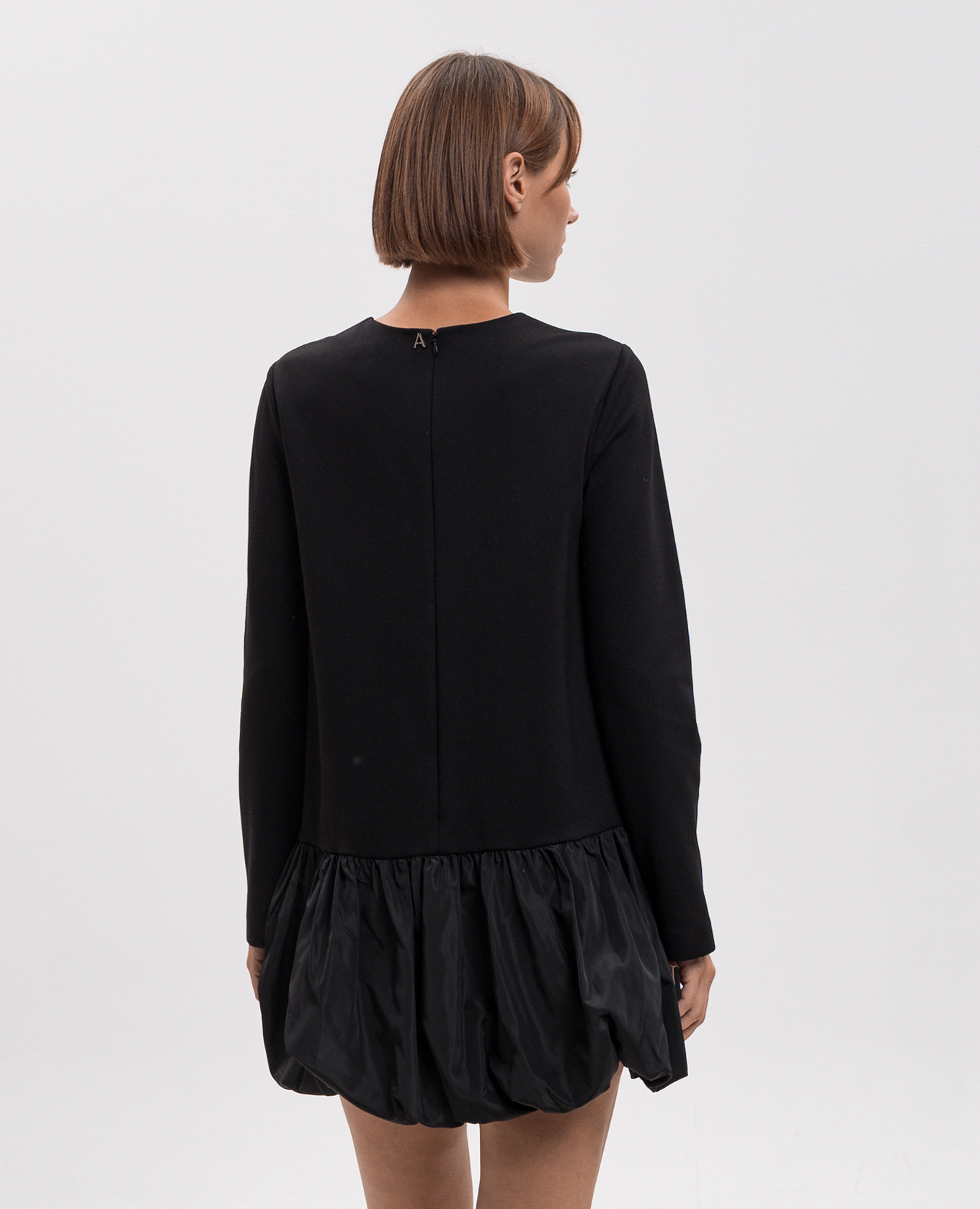 Black dress with ruffles Twinset 4