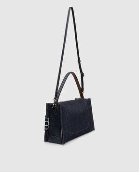 JW Anderson Blue denim bag Loafer HB0716FA0495