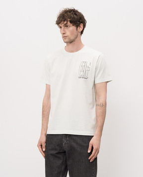 Off-White Green t-shirt with Double Arrow logo print 44MAA027S26J003