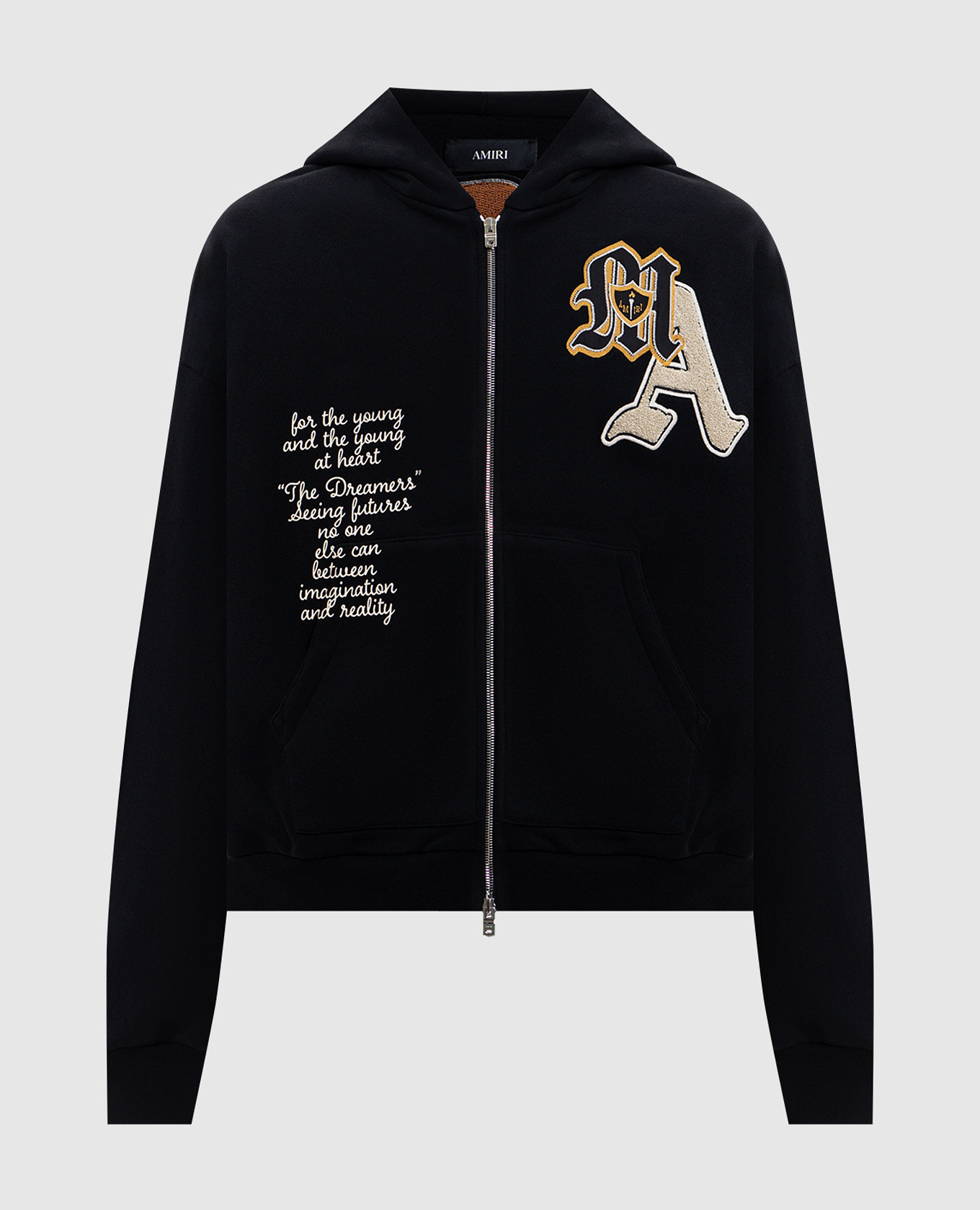 

Black Varsity Insulated Sports Jacket AMIRI, Blue