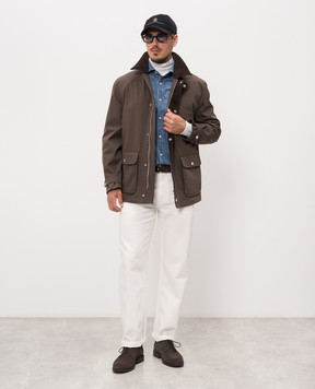 Brunello Cucinelli Blue denim shirt MH1924008