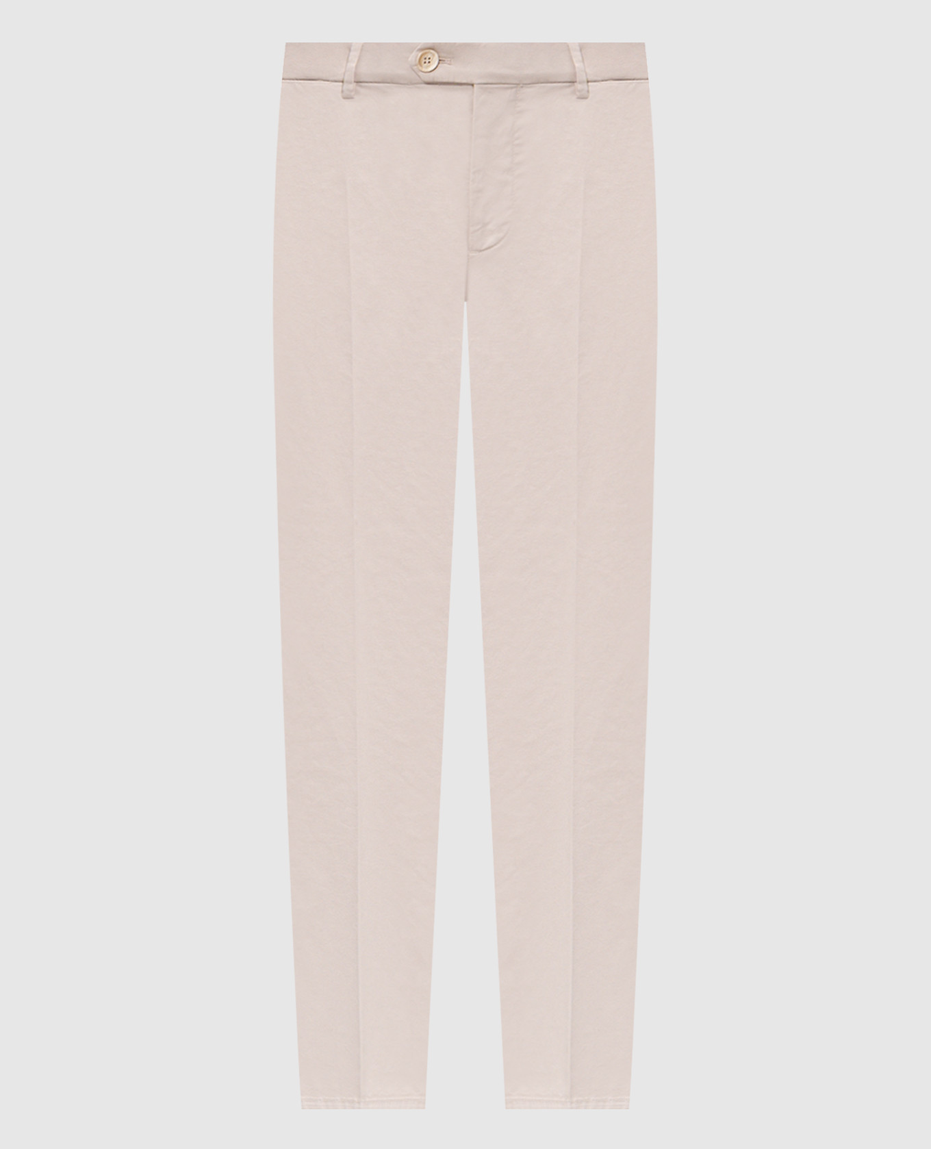 Beige cotton pants
