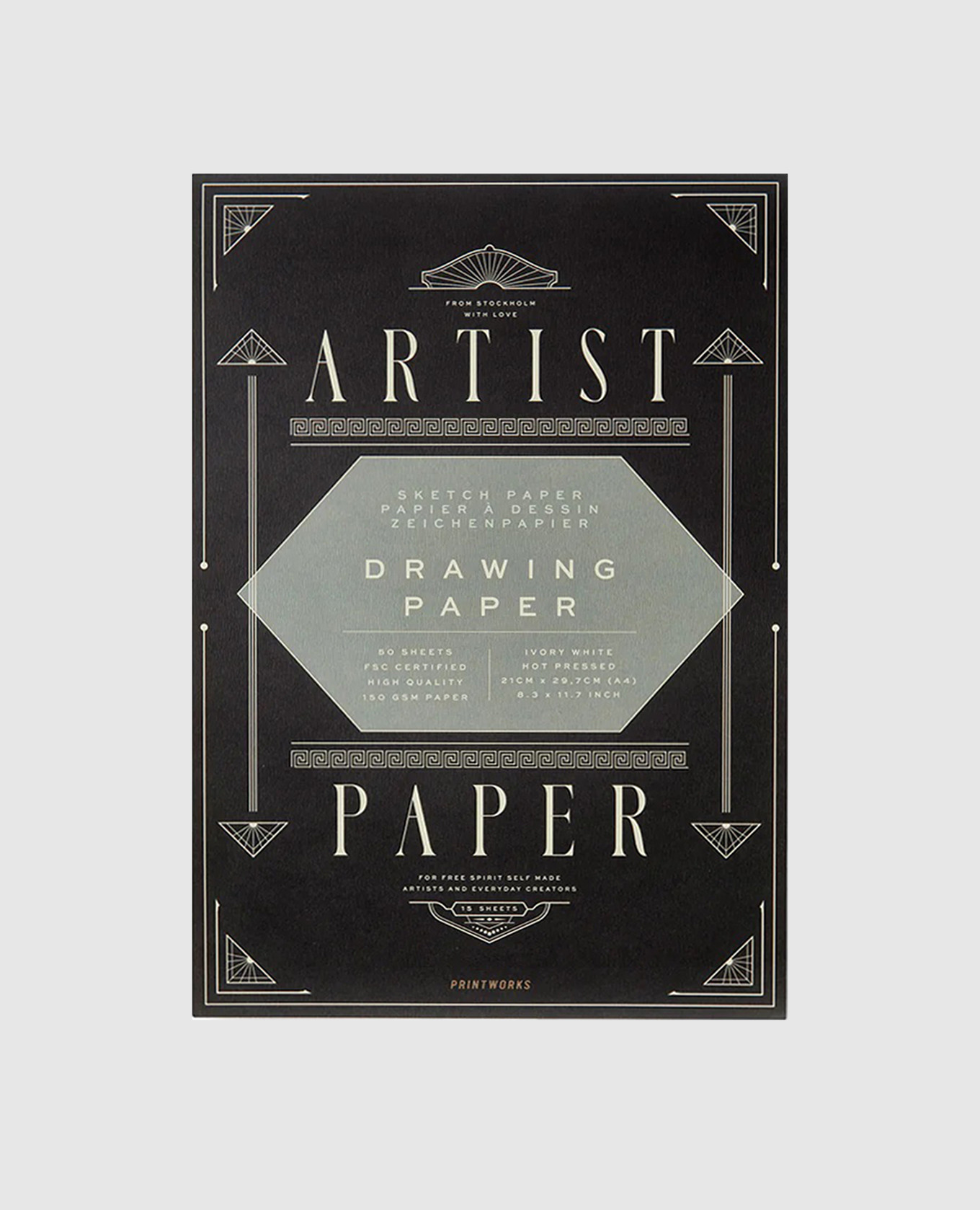 

Drawing album Printworks, Black