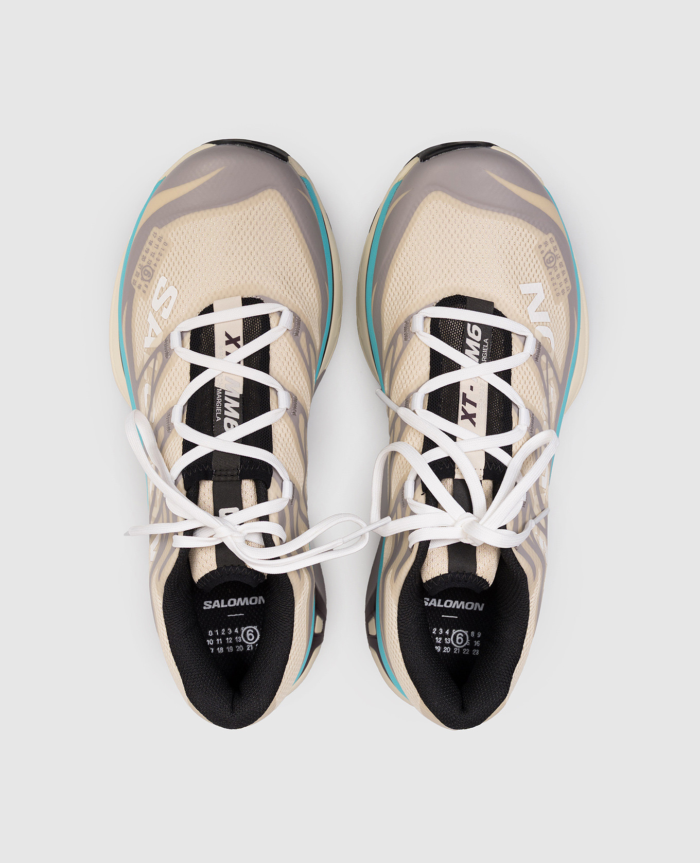 

Beige sneakers with logo print Maison Margiela MM6