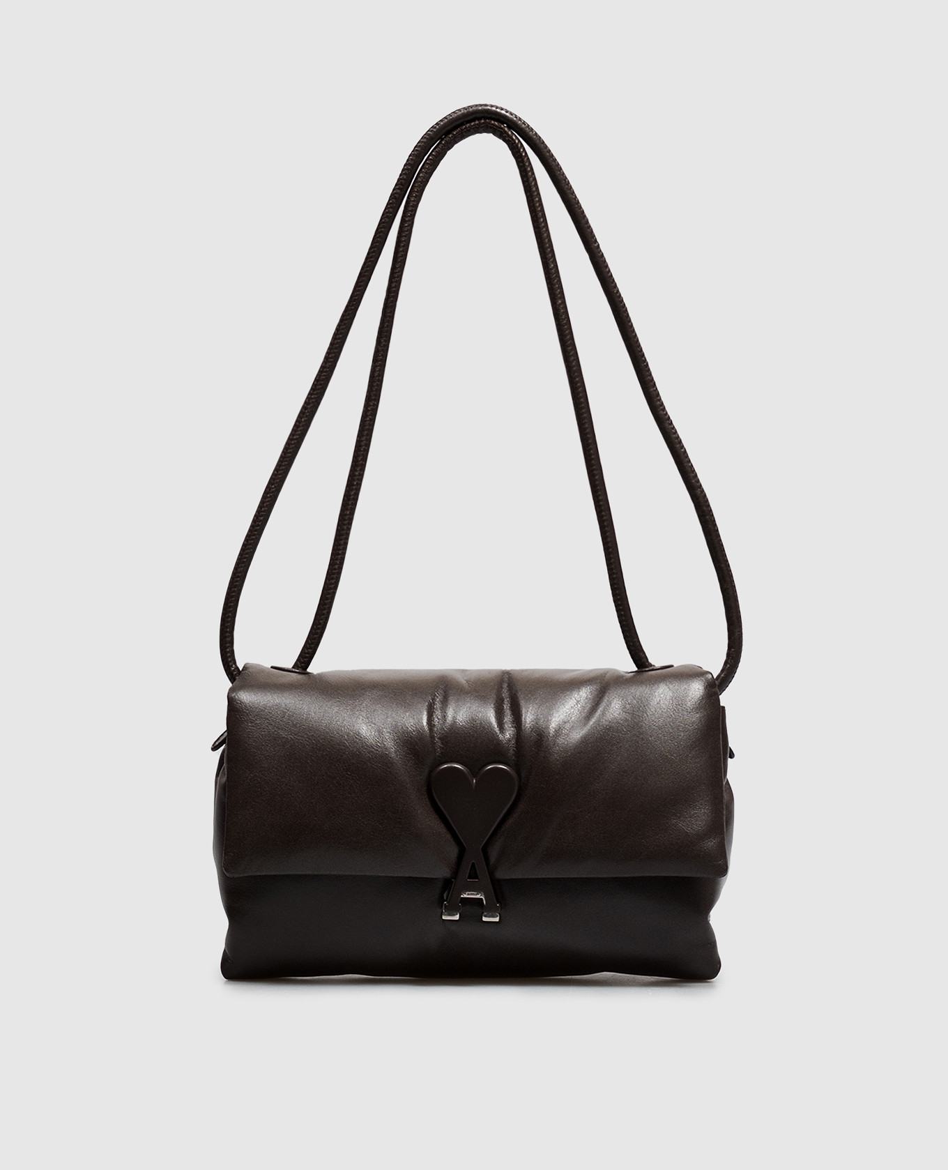 Brown leather bag Voulez-Vous Ami Paris