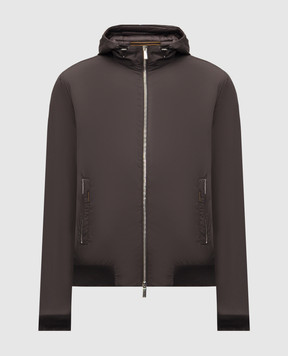 MooRER Brown Oniro down jacket ONIROSTP