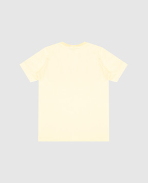 Stone Island Children's yellow T-shirt with logo patch L2S162100003S004724