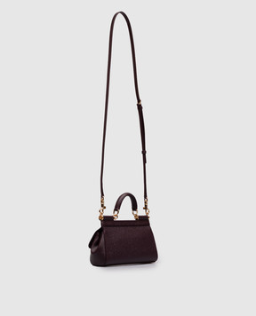 Dolce&Gabbana Sicily purple leather mini bag BB7116B1001