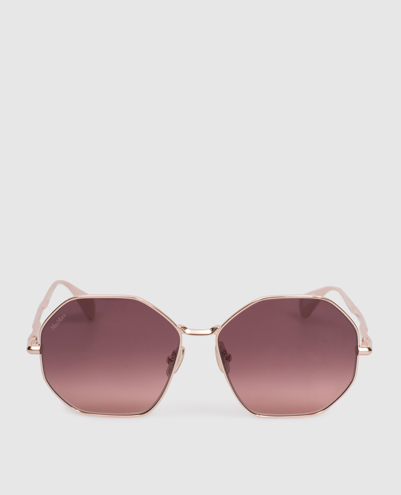 

QUINOA gold sunglasses with logo engraving Max Mara, Golden