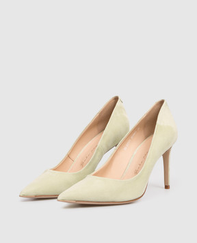 Babe Pay Pls Green suede shoes 201801ZA
