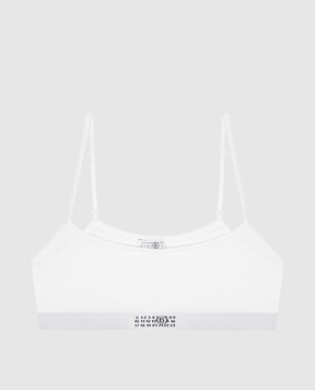 Maison Margiela MM6 White top with emblem MKRG80060