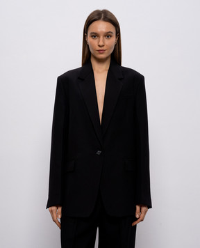 Toteme Black jacket with wool 252WRZ0049FB0026