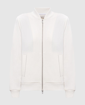 Peserico White sports jacket with monil chain A12572J06906A