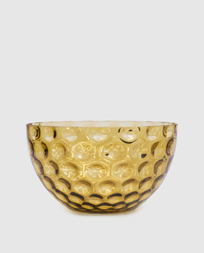 La Reine Yellow salad bowl BUBBLES CENTERPIECEBUBBLES