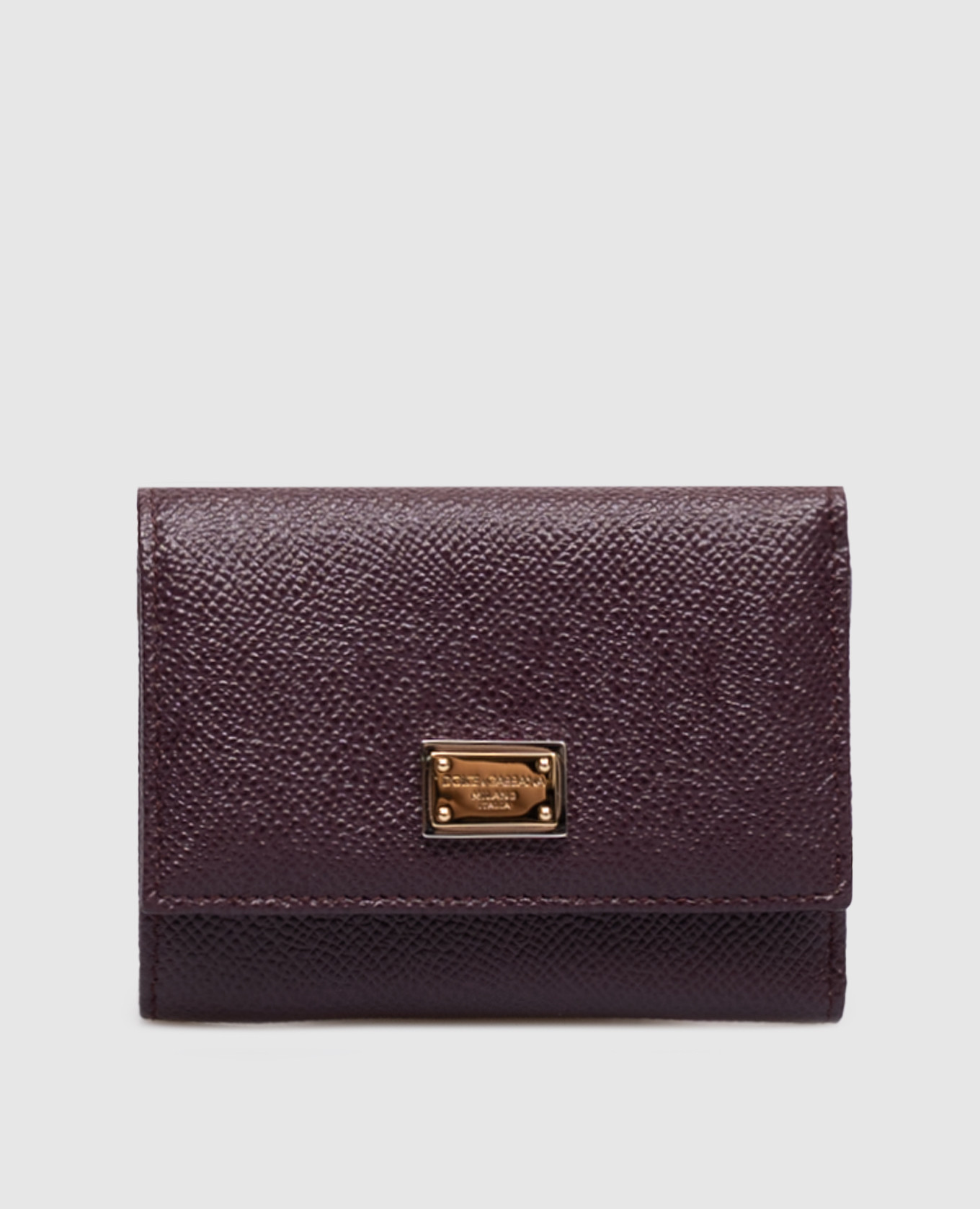 Purple Dauphine leather purse
